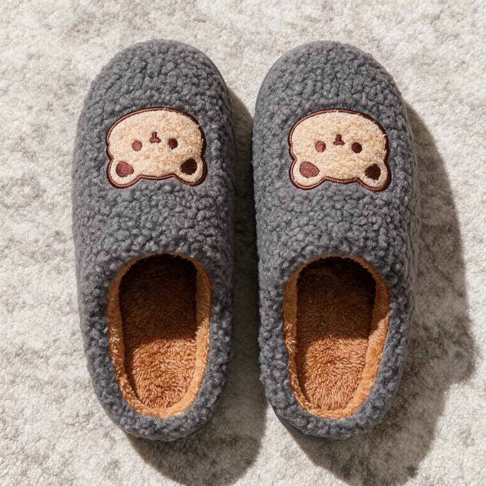 Chausson ours gris