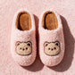 Chausson ours rose