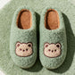 Chausson ours vert