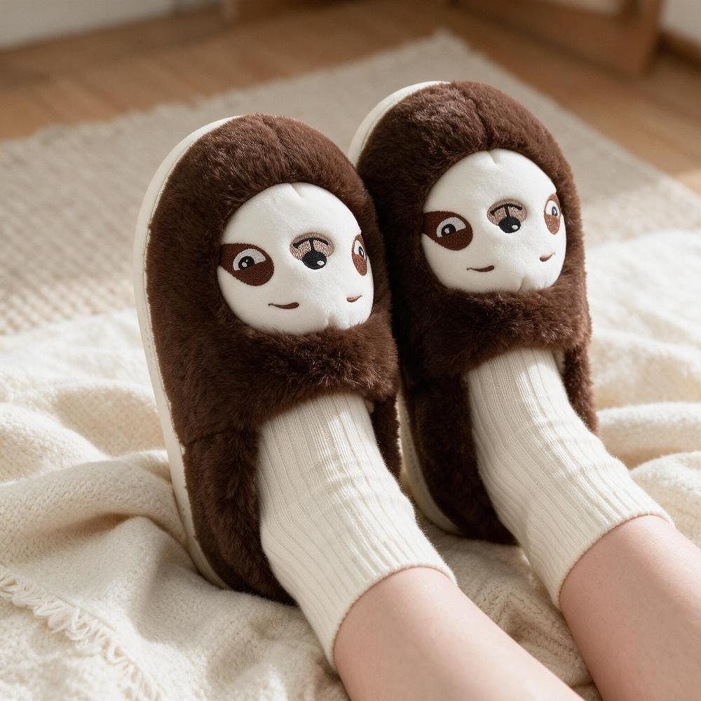 Chausson paresseux femme porté
