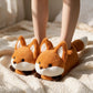 Chausson renard femme porté