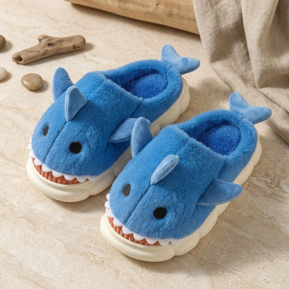 chausson requin bleu