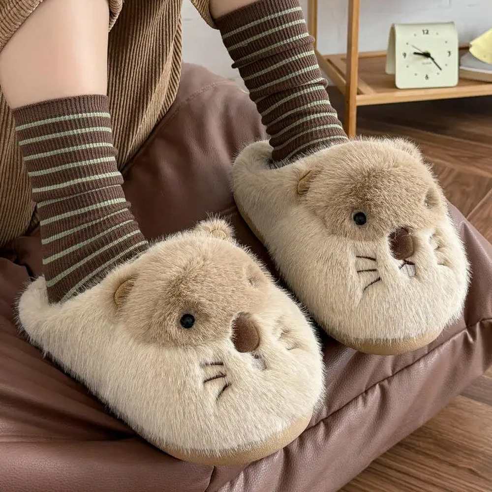 Chausson souris porté