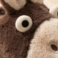 Chaussons ane peluche matiere