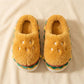Chaussons burger vue de dessus