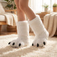 Chaussons pattes et griffes portes