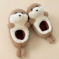 chaussons loutre rigolo animaux