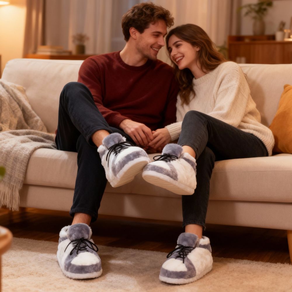 Chaussons style sneakers
