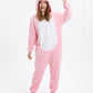 Combinaison pyjama cochon femme portée, capuche cochon