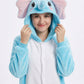 Combinaison pyjama elephant capuche