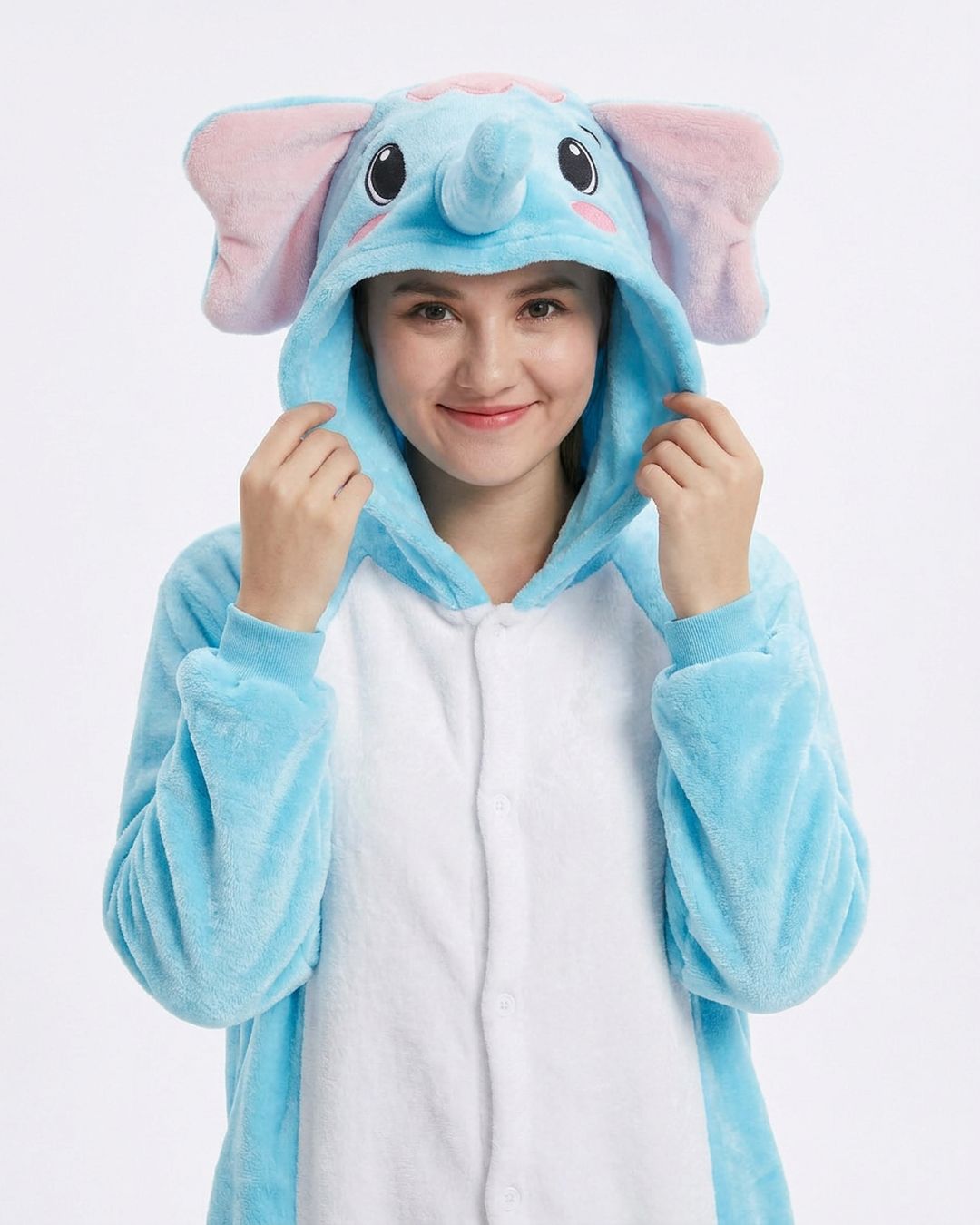 Combinaison pyjama elephant capuche