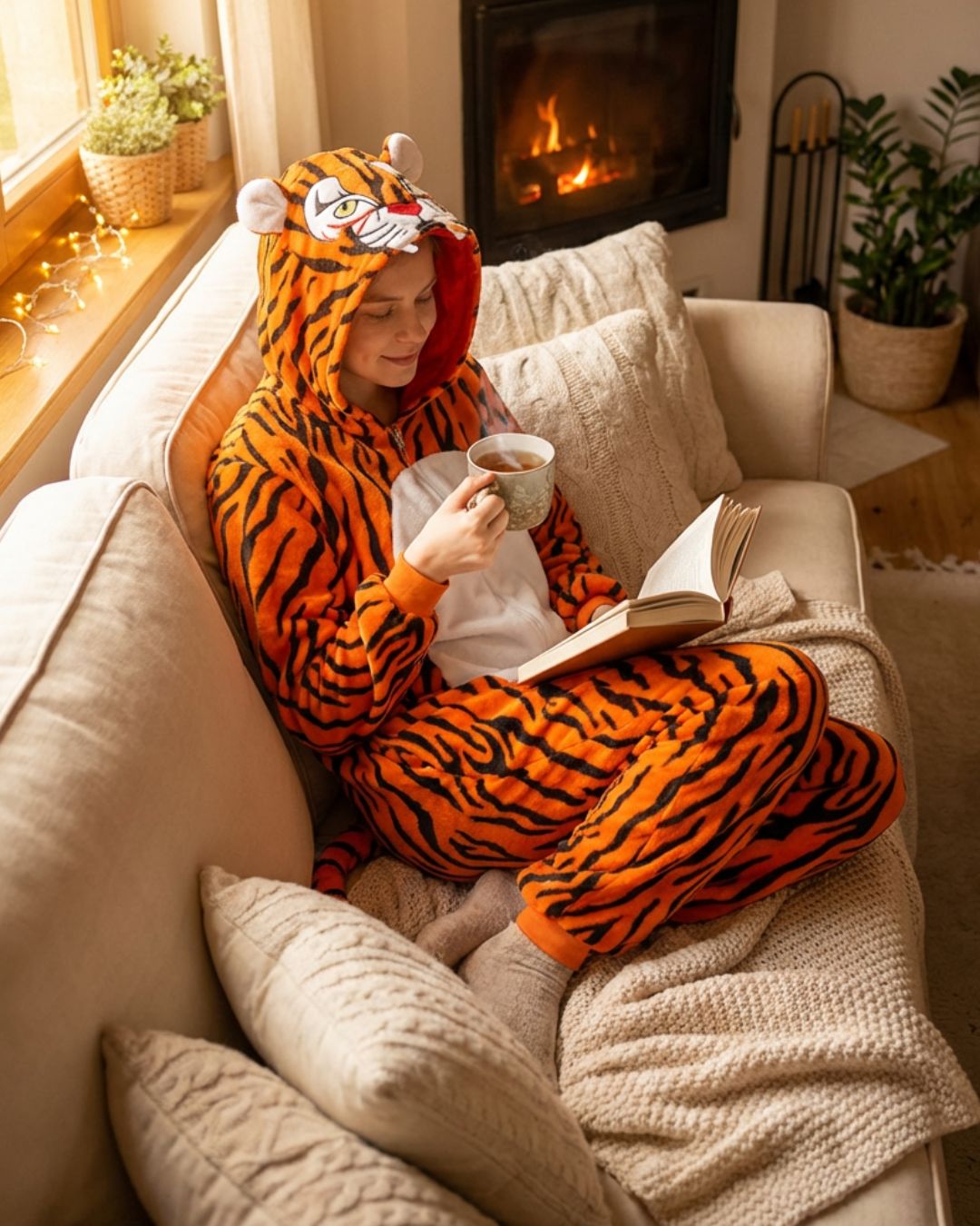 Combinaison Pyjama tigre