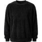 Pull pilou pilou cocooning homme noir, packshot de face