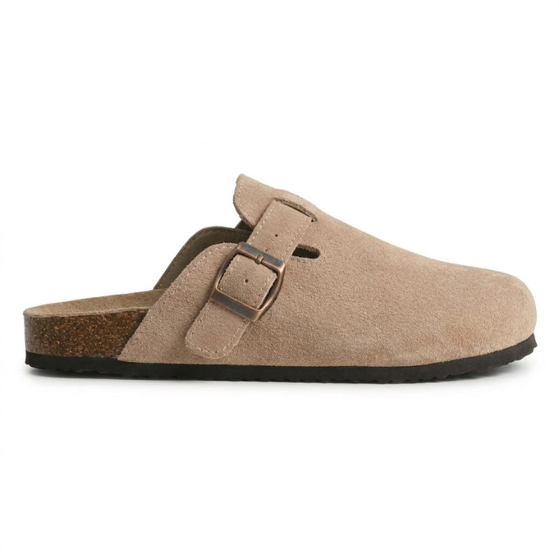 Sabots en Daim pour Hommes beige
