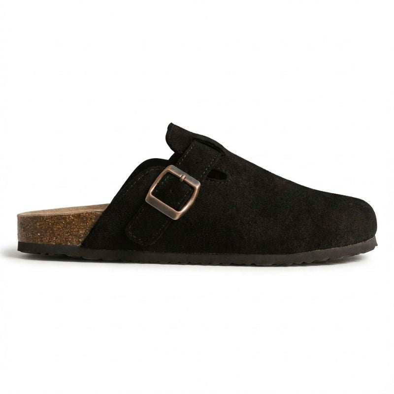 Sabots en Daim pour Hommes noir