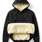 Sweat à capuche homme retourné, intérieur polaire sherpa visible