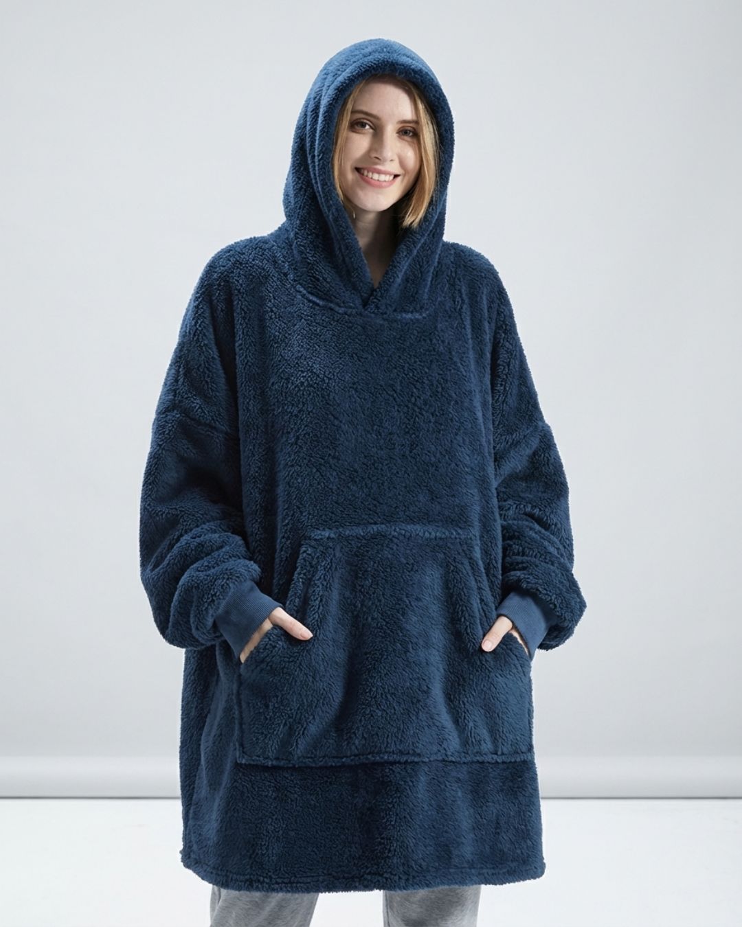 Sweat Plaid le Pull plaid Bleu