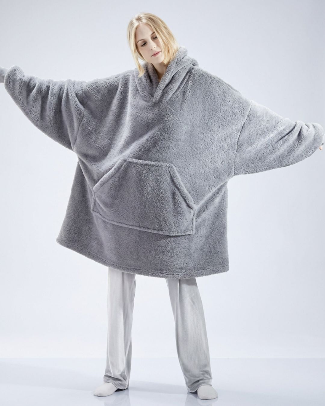 Sweat Plaid le Pull plaid Gris