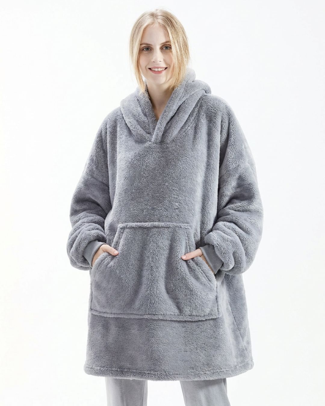 Sweat Plaid le Pull plaid Gris