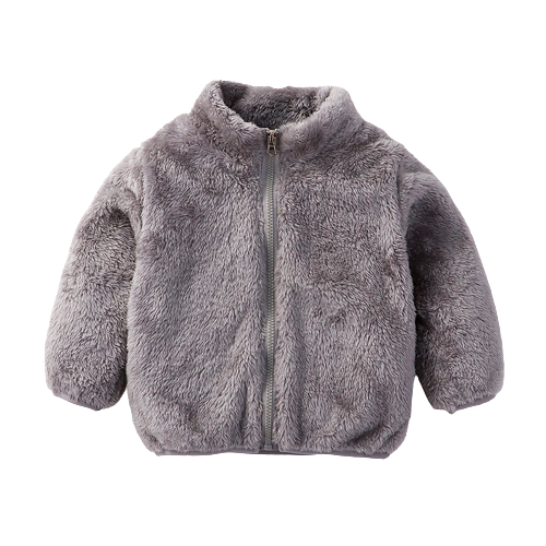 Veste Pilou Enfant Grise